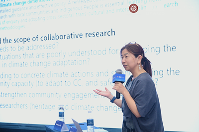 研究に関する最終討論の進行を務めるIRCI野嶋室長 ©Chengdu ICH Festival