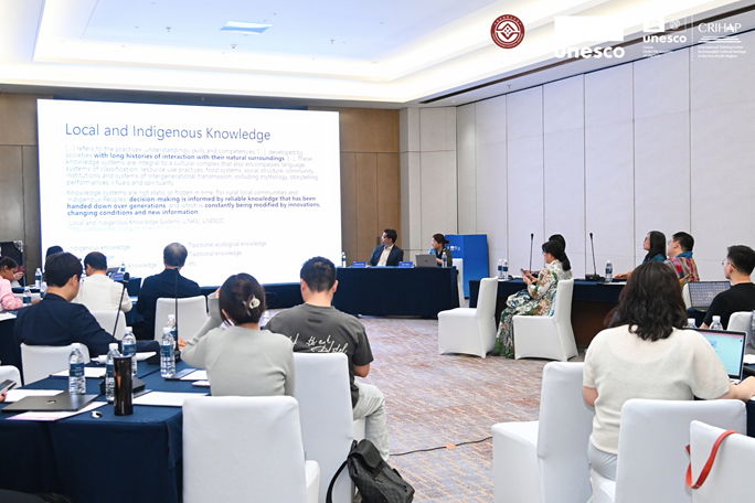 A part of Session of the Workshop on Intangible Cultural Heritage and Climate Change (May-June 2025)