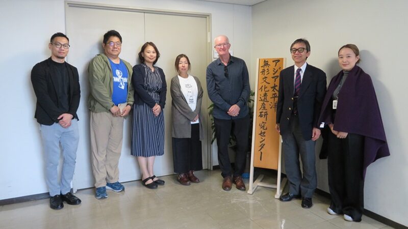 Dr Ballard and IRCI staff members on 23 October 2025